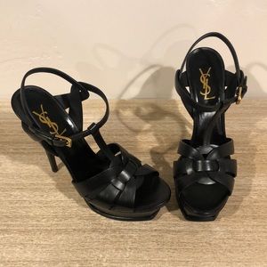 NEW Black YSL high heels